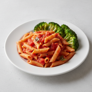 Penne With Marinara and Broccoli