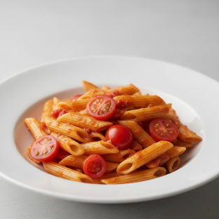 Penne With Marinara and Cherry Tomatoes