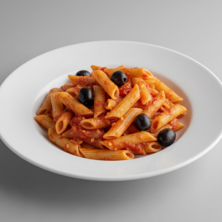 Penne With Arrabiata and Olives
