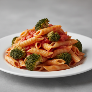 Gluten Free Penne With Marinara and Broccoli