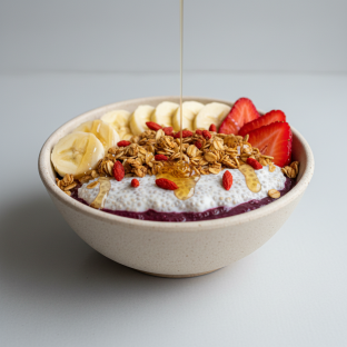 Chia Meets Acai Bowls