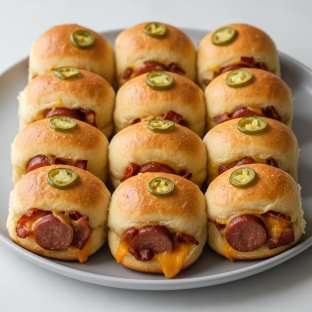 Sausage Bacon Jalapeno Kolache