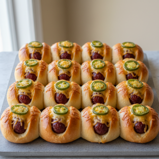 Jalapeno and Cheese Kolaches