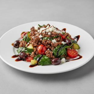 Mediterranean Ground Beef with Veggies Mediterranean Ground Beef with Veggies