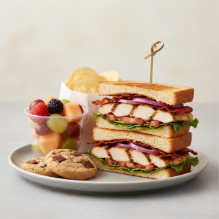 Grilled Chicken Club Sandwich Grilled Chicken Club Sandwich