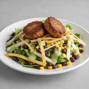 Mexican Chopped Salad with Tofu-Soy-Chorizo Mexican Chopped Salad with Tofu-Soy-Chorizo
