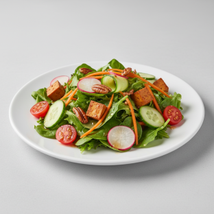 Classic Salad with Sundried Tomato Tofu Classic Salad with Sundried Tomato Tofu