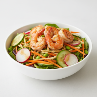Asian Salad with Shrimp