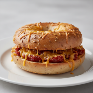 Cheddar Cheese Sundried Tomato Bagel Cheddar Cheese Sundried Tomato Bagel