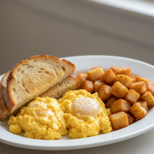 2 Scrambled Eggs Platter 2 Scrambled Eggs Platter