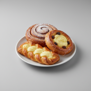 Danish (cinnamon/cheese/raisin) Danish (cinnamon/cheese/raisin)