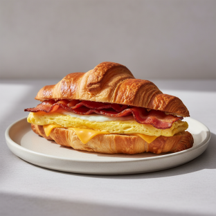 Bacon, Egg and Cheese Croissant Bacon, Egg and Cheese Croissant