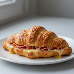 Ham and Cheese Croissant Ham and Cheese Croissant