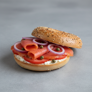 Smoked Salmon on a Bagel Smoked Salmon on a Bagel