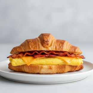 Bacon, Egg and Cheese Croissant (bagels) Bacon, Egg and Cheese Croissant (bagels)