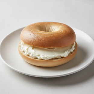 Low Fat Plain Cream Cheese Bagel Low Fat Plain Cream Cheese Bagel