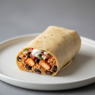 Gluten-Free Super Burrito with Al Pastor Chicken Gluten-Free Super Burrito with Al Pastor Chicken