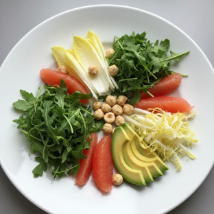 Deconstructed Arugula and Endive Salad Deconstructed Arugula and Endive Salad