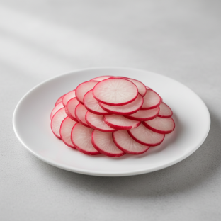 Sliced Radishes Sliced Radishes