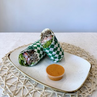 Lamb & Beef Gyros Wrap with House Salad