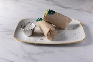 Chicken Gyro Wrap with House Salad