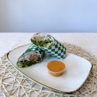 Falafel Wrap with House Salad