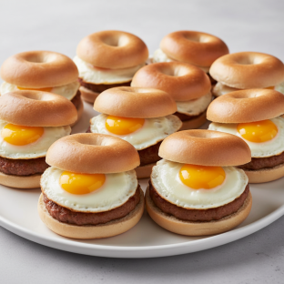 Sausage Egg Sandwich Platter (small - 10 People)