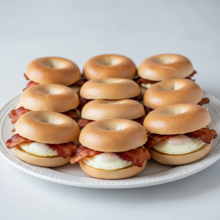 Bacon Egg Sandwich Platter (small - 10 People)