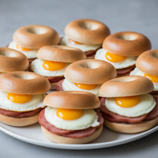 Taylor Ham Egg Sandwich Platter (small - 10 People)