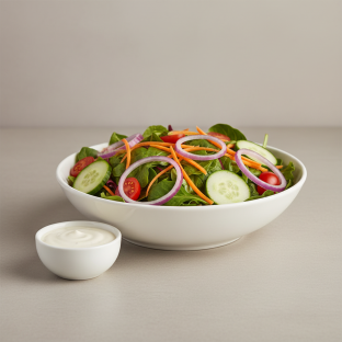 House Salad with Ranch House Salad with Ranch