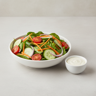 House Salad with Ranch House Salad with Ranch