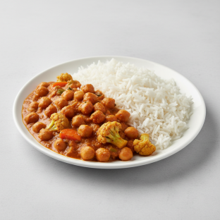 Chana Masala with Rice Chana Masala with Rice
