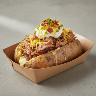 The Baker Lunch Box With Pulled Pork The Baker Lunch Box With Pulled Pork