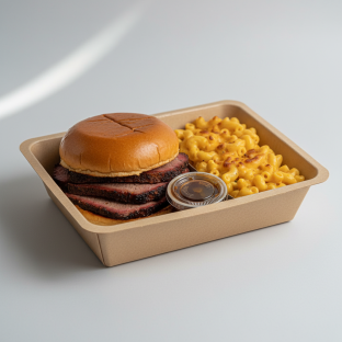 The Sandwich Lunch Box With Brisket And Mac N Cheese The Sandwich Lunch Box With Brisket And Mac N Cheese