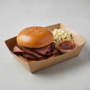 The Sandwich Lunch Box With Brisket And Coleslaw The Sandwich Lunch Box With Brisket And Coleslaw