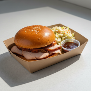 The Sandwich Lunch Box With Smoked Turkey And Coleslaw The Sandwich Lunch Box With Smoked Turkey And Coleslaw