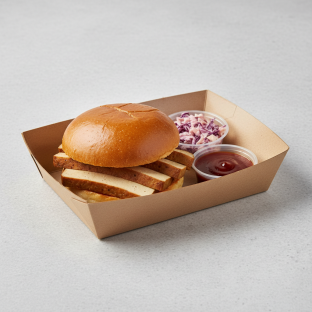The Sandwich Lunch Box With Smoked Tofu And Coleslaw (vegan) The Sandwich Lunch Box With Smoked Tofu And Coleslaw (vegan)