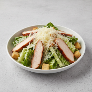 Caesar Salad With Smoked Chicken Caesar Salad With Smoked Chicken