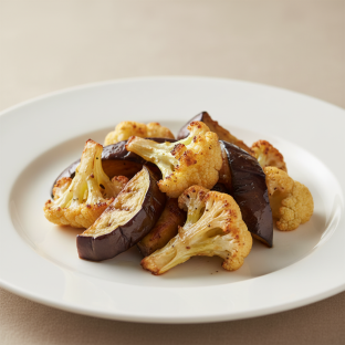 Cauliflower and Eggplant