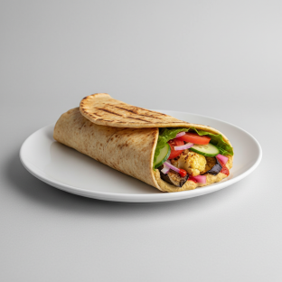 Cauliflower Eggplant Wrap