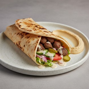 Lamb Kebab Wrap