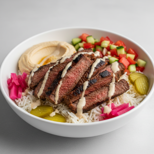 Tri Tip Steak Shawarma Bowl