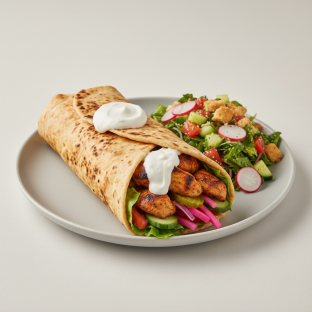 Chicken Kebab Wrap Meal