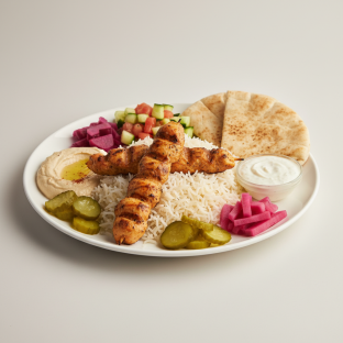 Chicken Kebab Plate