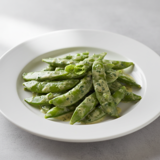 Sugar Snap Peas With Herb Dressing Sugar Snap Peas With Herb Dressing
