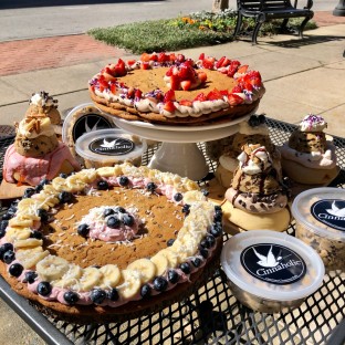 Cinnadoodle Cookie Cake (double Stack) - Vanilla