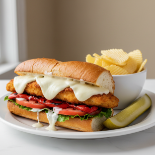 New Yorker Sandwich With Chips