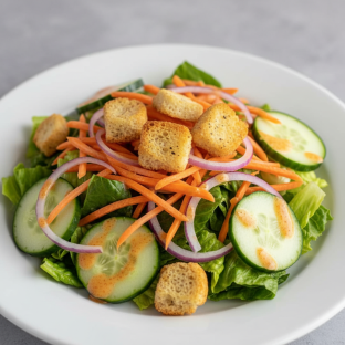 Garden Salad - Japanese Carrot Ginger Vinaigrette