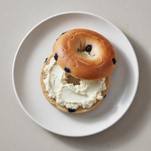 Blueberry Bagel & Tofu Cream Cheese