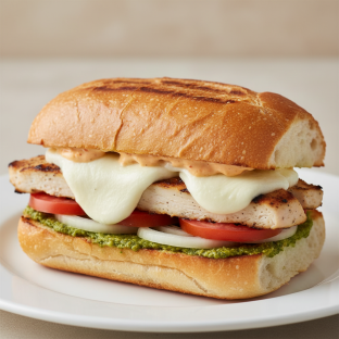 Chicken Tuscany on a Roll